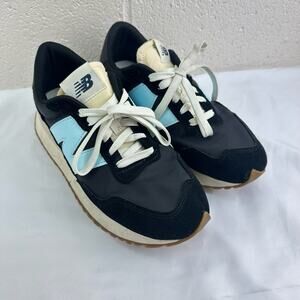 New Balance 237 Black Beach Blue Shoes Sneakers WS237GD Womens Sz 9